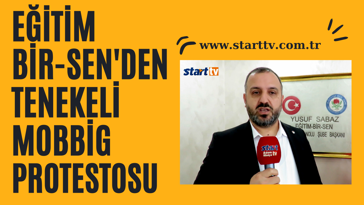 Eğitim Bir-Sen’den Tenekeli Mobbin Protestosu
