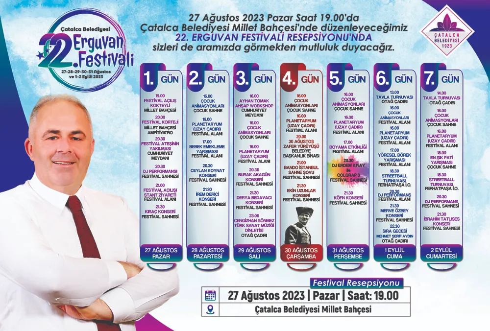 22. ERGUVAN FESTİVALİNE DAVET